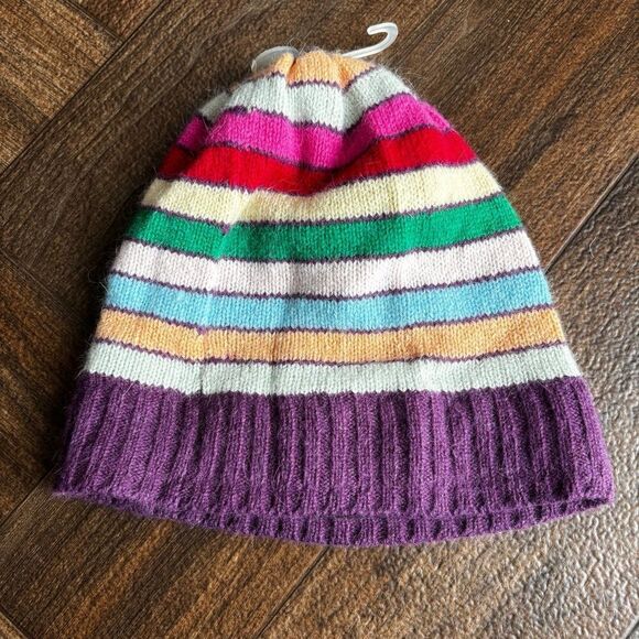 Gap Toddler Girls Wool Angora Blend Bow Beanie Hat NWT - Picture 2 of 3
